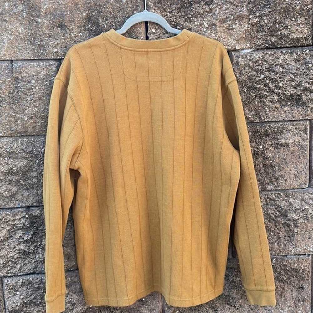 Vintage wash Columbia V-neck Pullover sweater - image 5