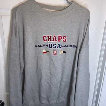 Vintage Chaps ralph lauren crewneck sweater heathe