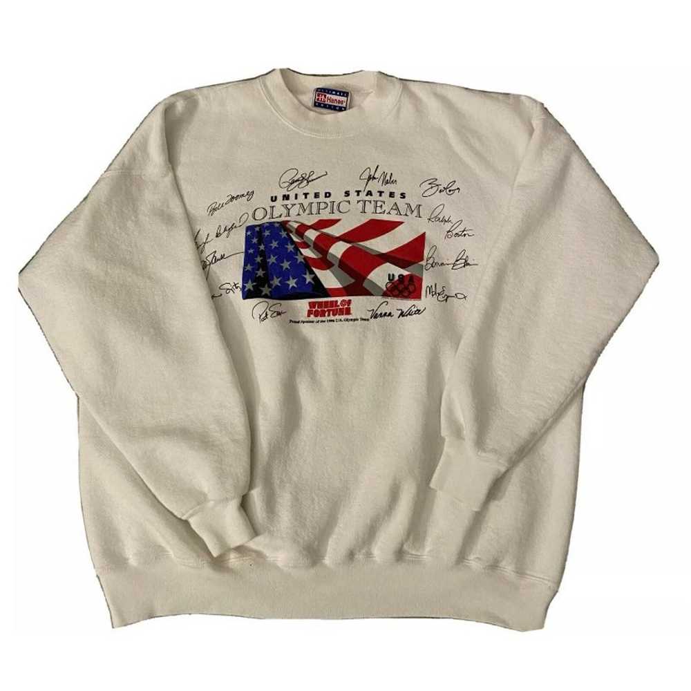 Vintage 1996 olympic crewneck Sweatshirt - image 1