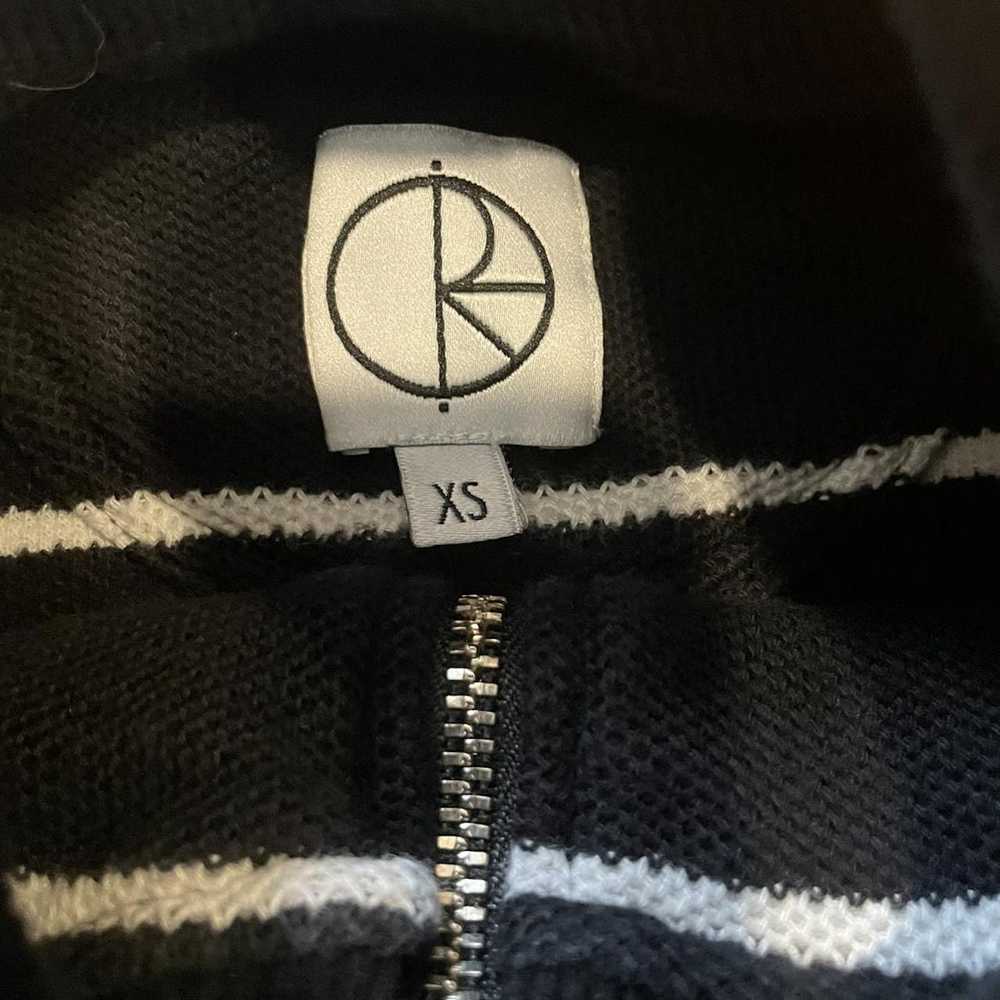 Polar Skate Co. × Streetwear Striped Knit Half Sw… - image 2