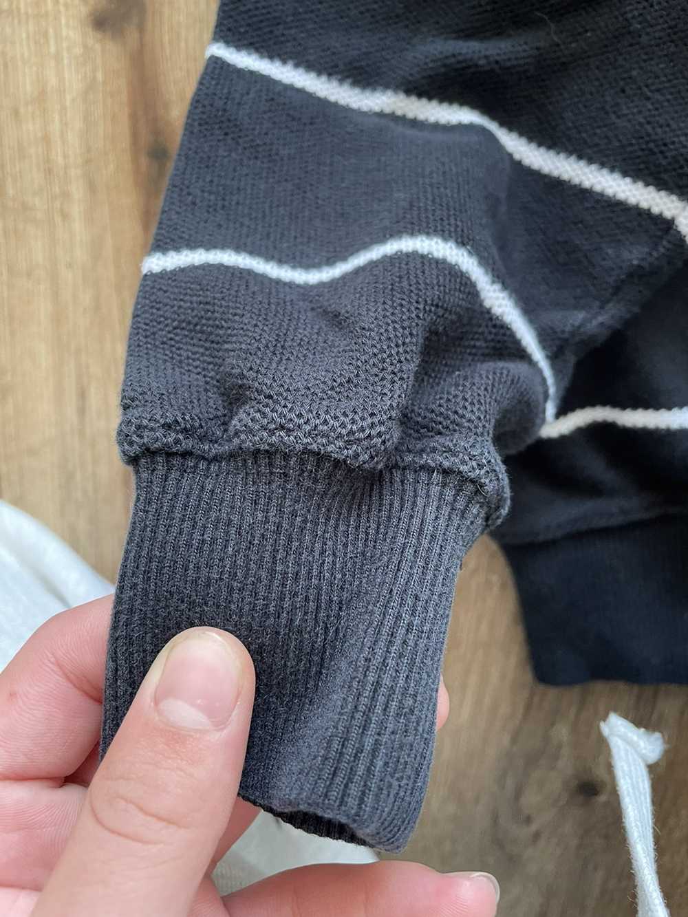 Polar Skate Co. × Streetwear Striped Knit Half Sw… - image 3