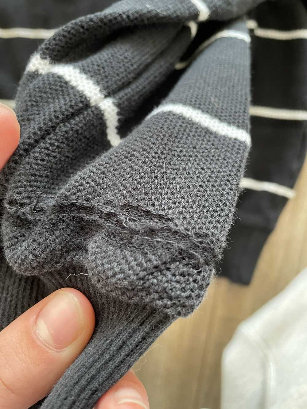 Polar Skate Co. × Streetwear Striped Knit Half Sw… - image 5