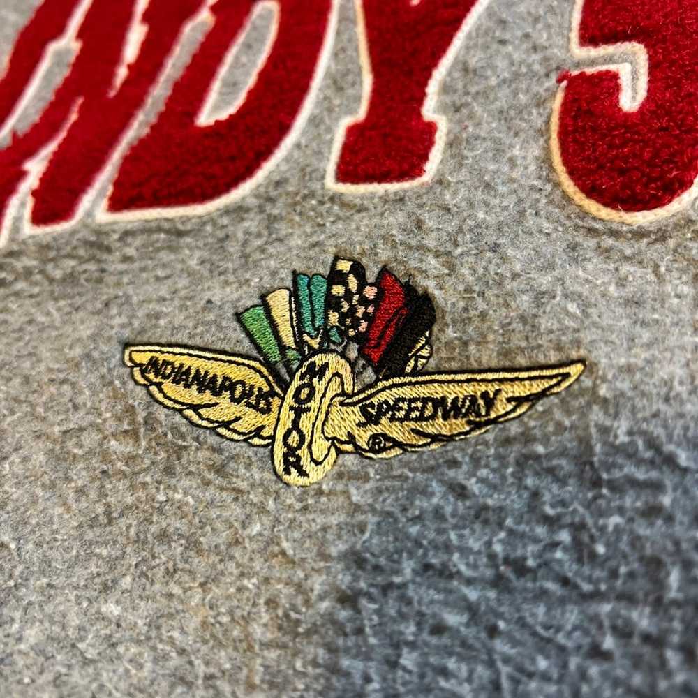 Vintage 90s Indianapolis Indy 500 Embroidered Cre… - image 3
