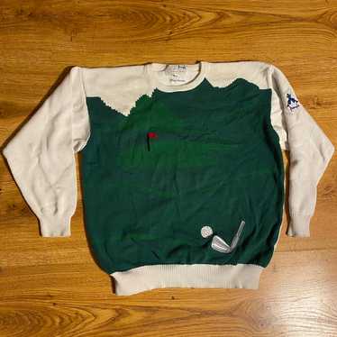 Vintage Pringle Nick Faldo Sports Sweater Golf Si… - image 1
