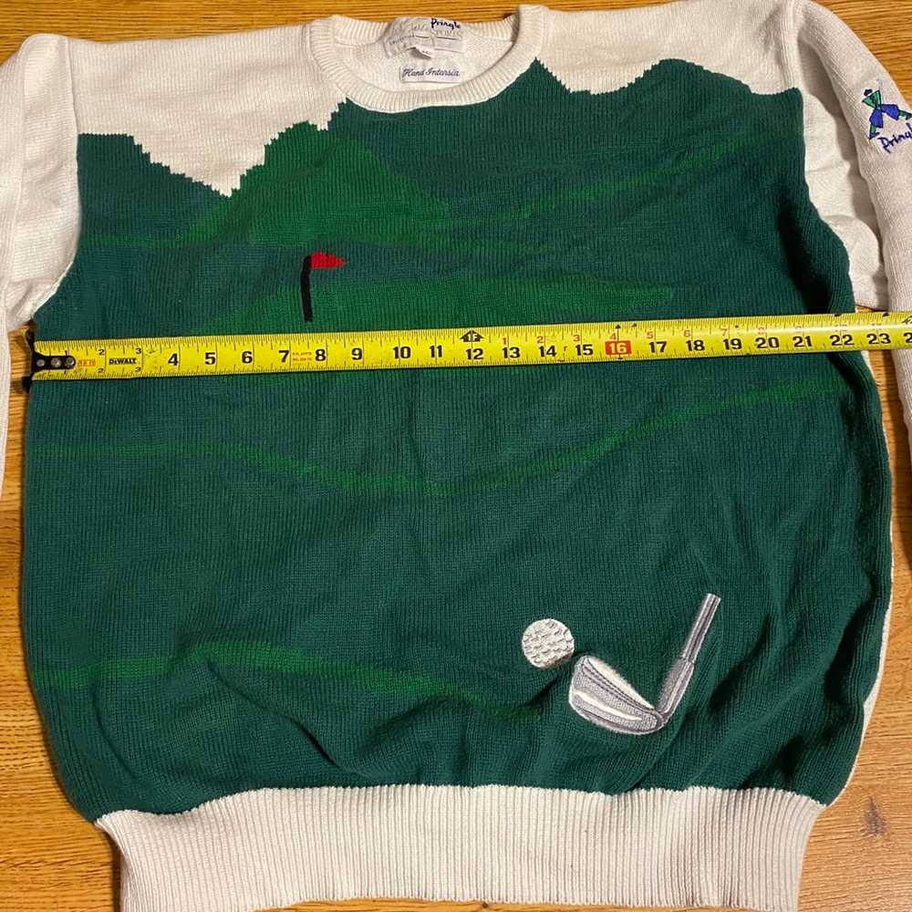 Vintage Pringle Nick Faldo Sports Sweater Golf Si… - image 6