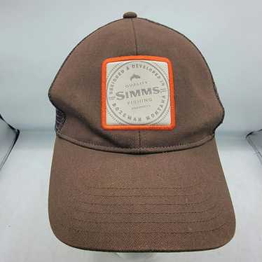 Out for Trout Tan Corduroy Hat Cap Snapback Fly Fishing