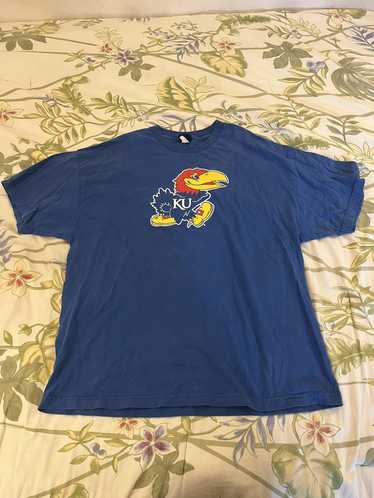 Ncaa × Vintage Y2K University of Kansas logo shirt