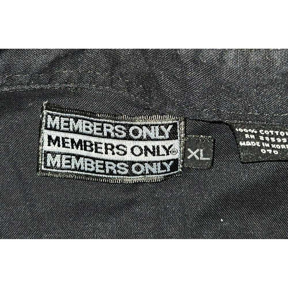 Vintage Vintage Members Only Polo Shirt Adult XLa… - image 12