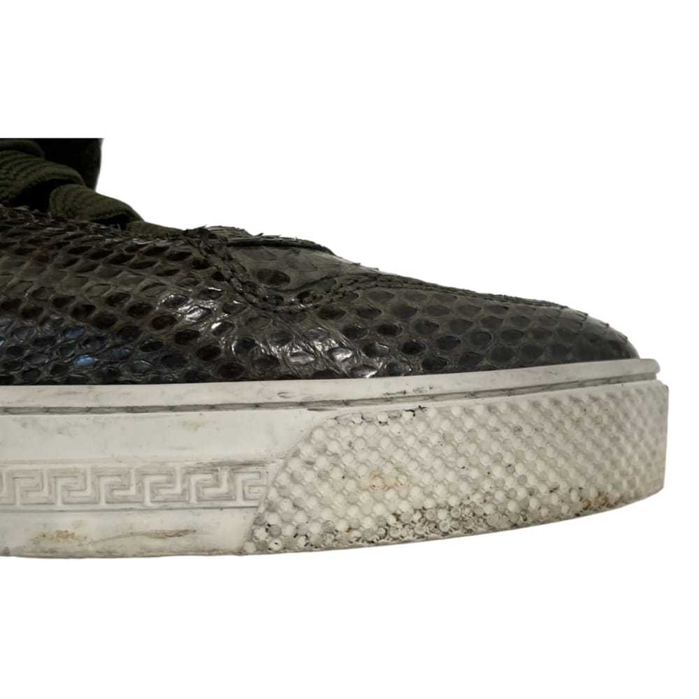 Versace Leather low trainers - image 4
