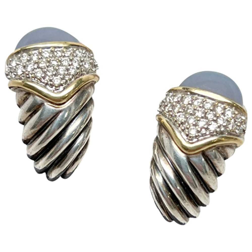 David Yurman Silver earrings - image 1