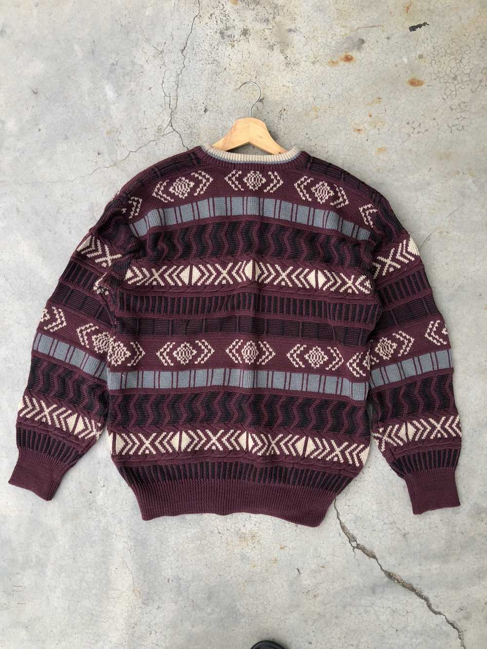 Coloured Cable Knit Sweater × Designer × Very Rar… - image 8