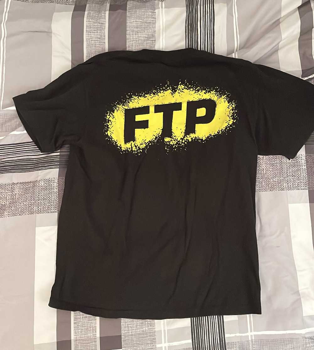 Fuck The Population FTP YELLOW SPLATTER LOGO - image 2