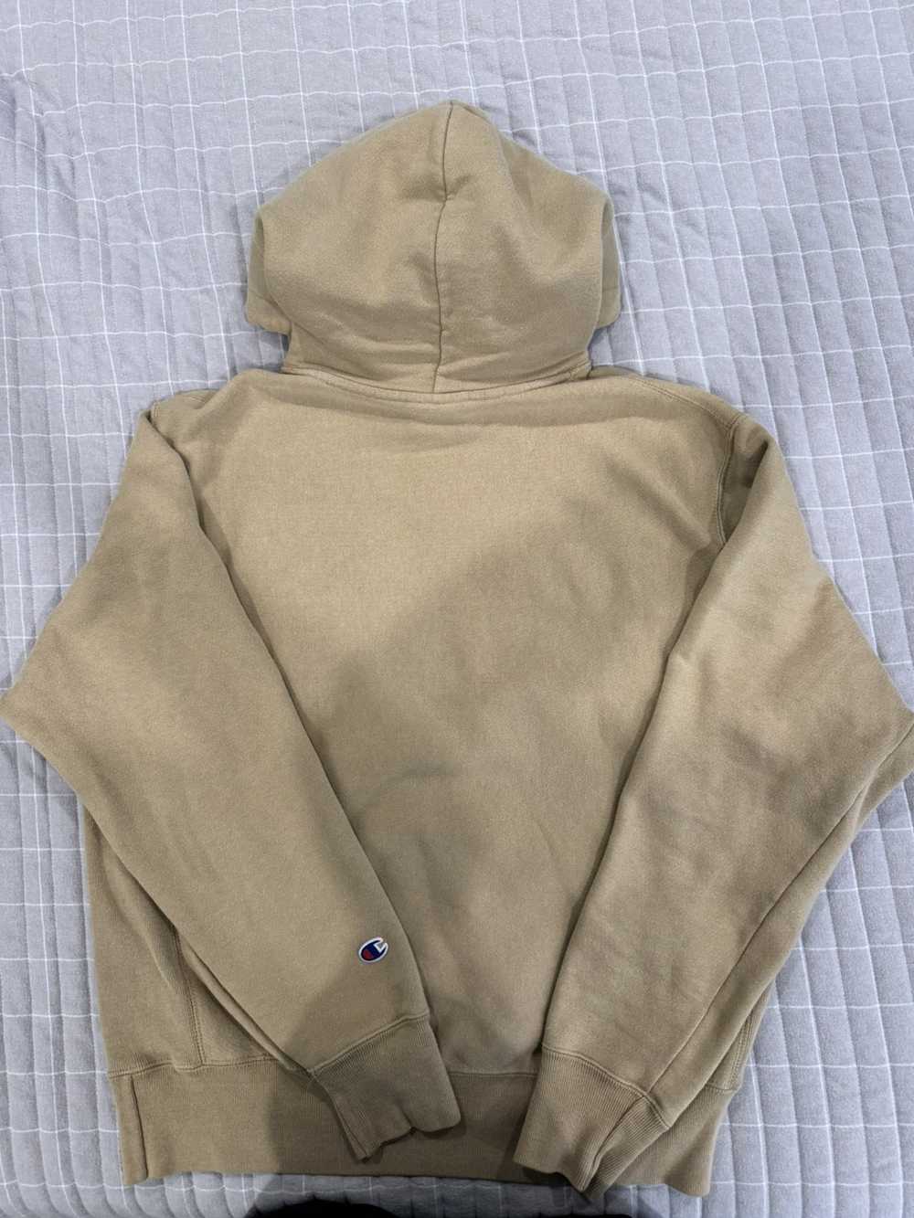 Champion Reverse Weave Hoodie Taupe Beige - image 2