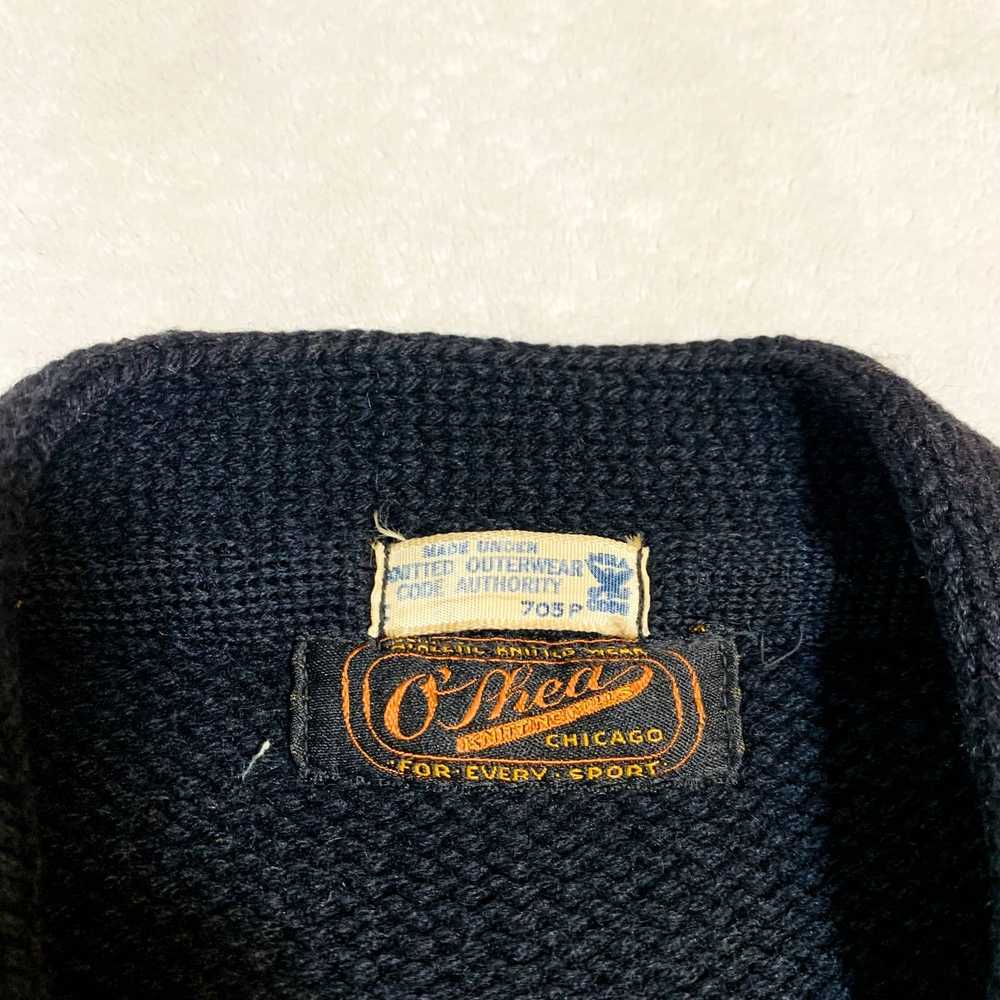 Vintage VTG O'Shea Letterman's Union Made Knit Ca… - image 6
