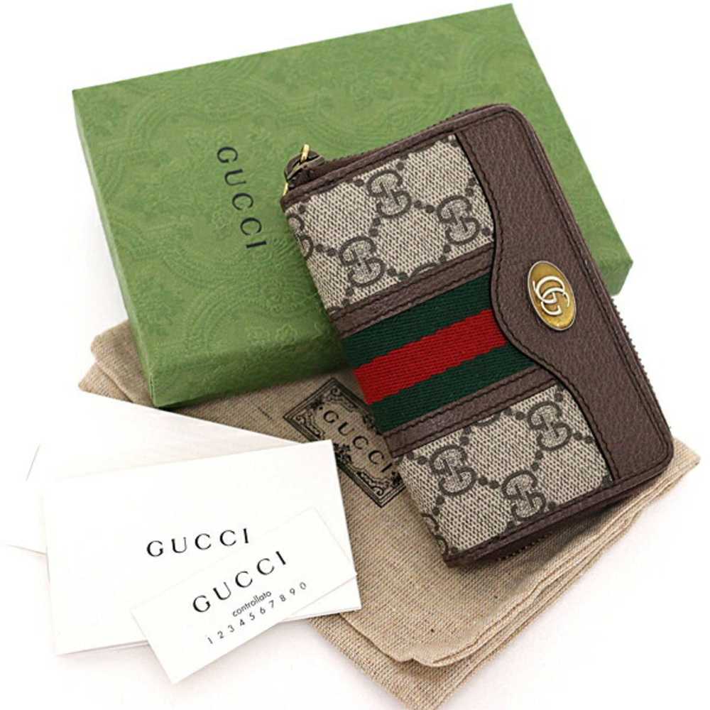 Gucci GUCCI Ophidia Card Case Coin Round GG Supre… - image 2