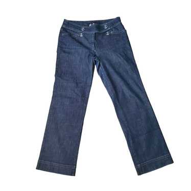 Escada Escada Vintage Wide Leg Jeans Nautical The… - image 1