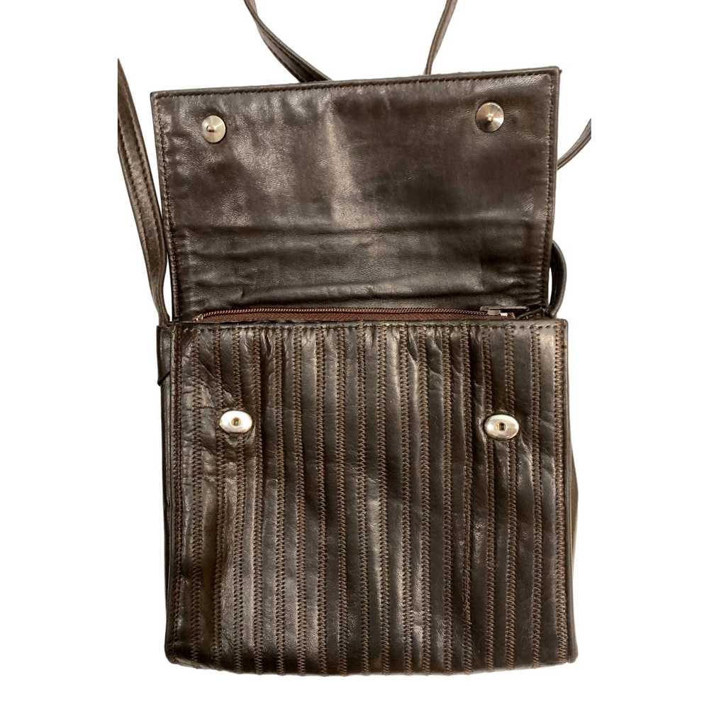 Bag × Leather × Vintage Vintage Chic French Brown… - image 9