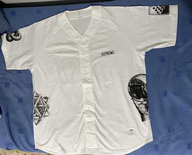 Supreme Supreme MC Escher Baseball Jersey White - image 1