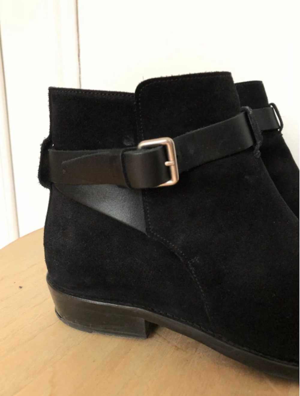 Sandro Jodhpur / Black Suede Boots - image 2