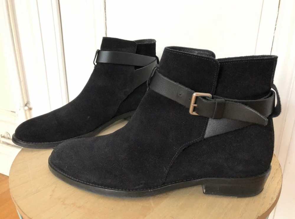 Sandro Jodhpur / Black Suede Boots - image 3