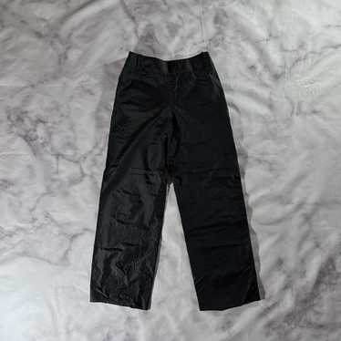 GIVENCHY black with gold zip up ankle skinny pants