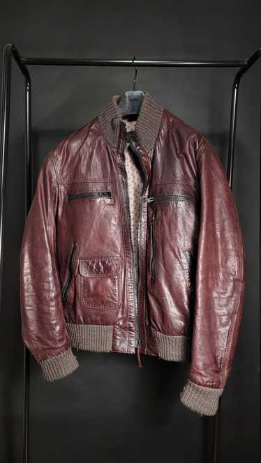 Italian Designers Cashmere & Leather Jacket - image 1