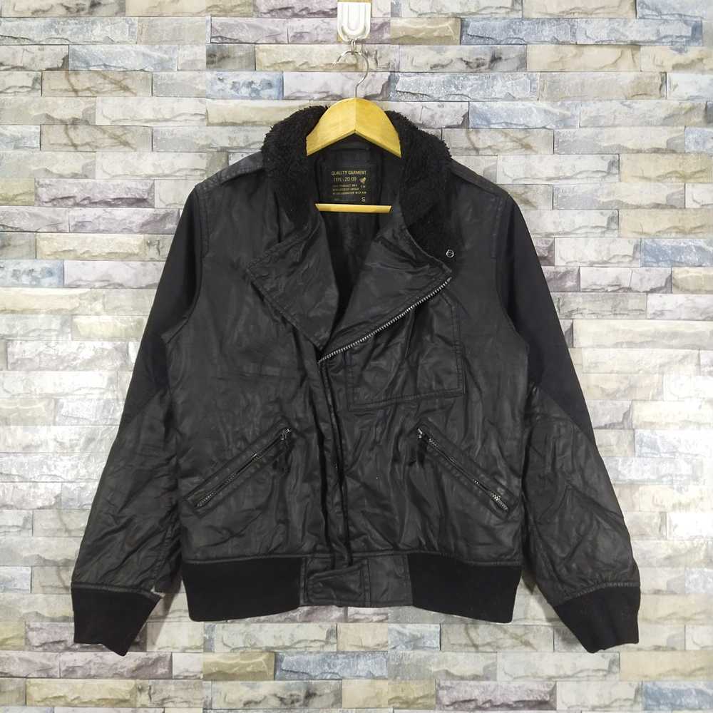 Japanese Brand × Leather Jacket × Streetwear Uniq… - image 1