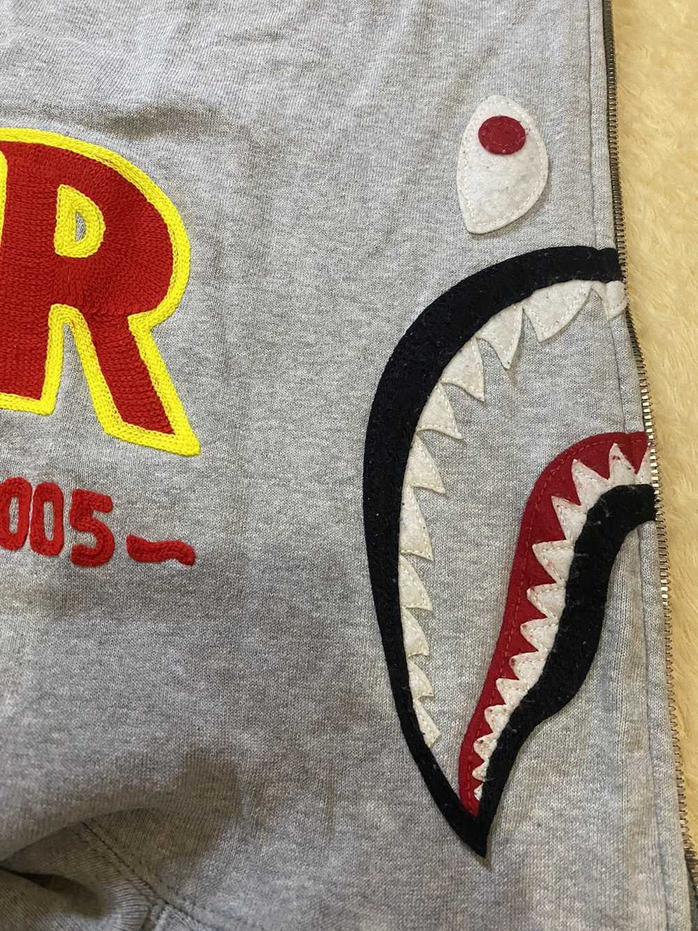 Bape PONR Shark Full Zip Hoodie - image 5