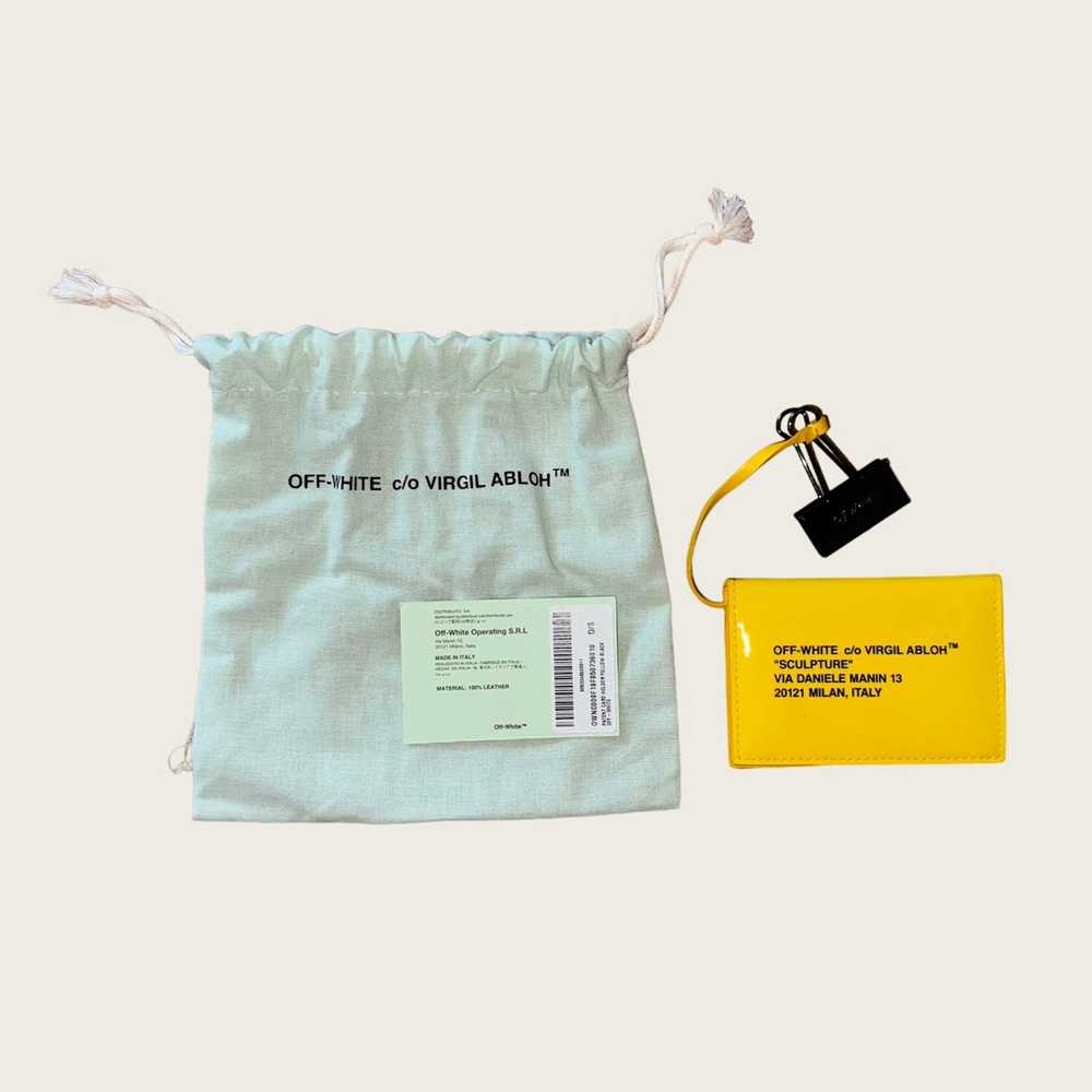 Off-White × Virgil Abloh Patent Leather Yellow Ca… - image 4