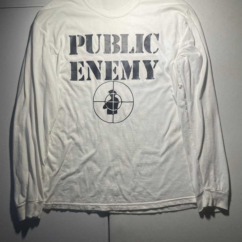 Public Enemy White Long Sleeve - image 1