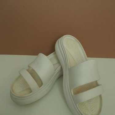 Rag & Bone Brixley Platform Slides Size 38 White - image 1