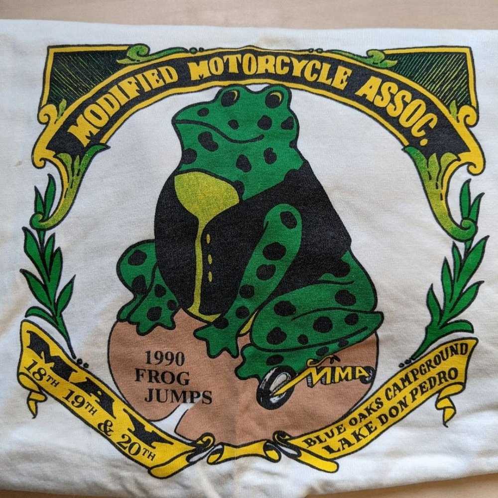 Modified motorcycle association t-shirt 1990 - image 1