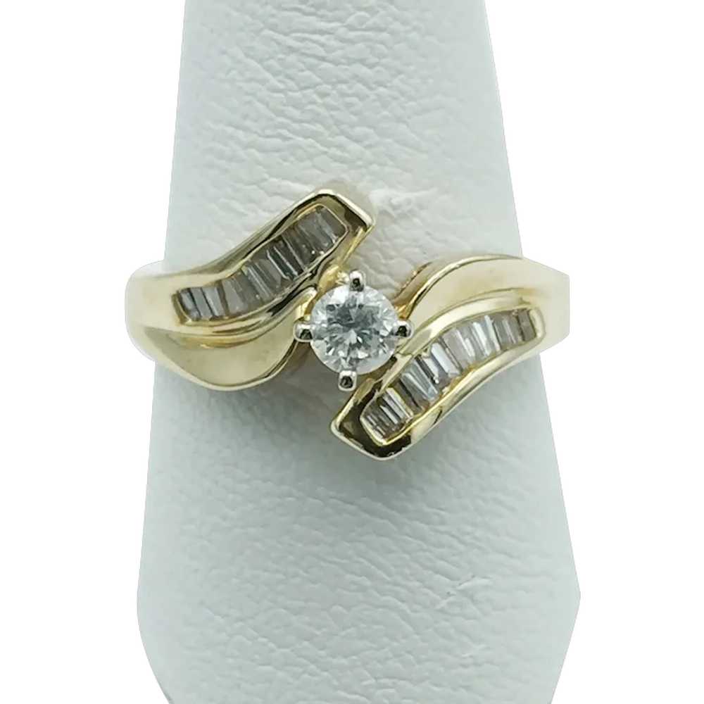 14K 2/3ctw Diamond Fashion Ring - image 1