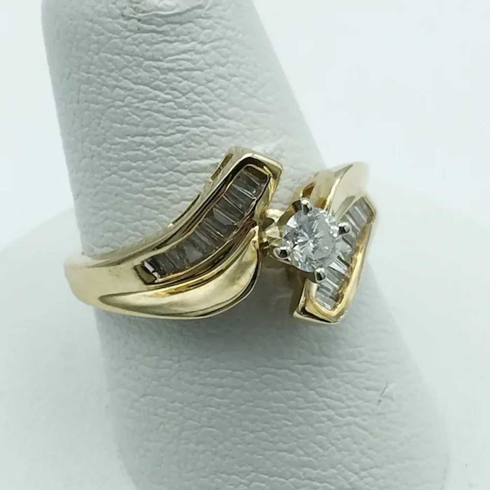 14K 2/3ctw Diamond Fashion Ring - image 2