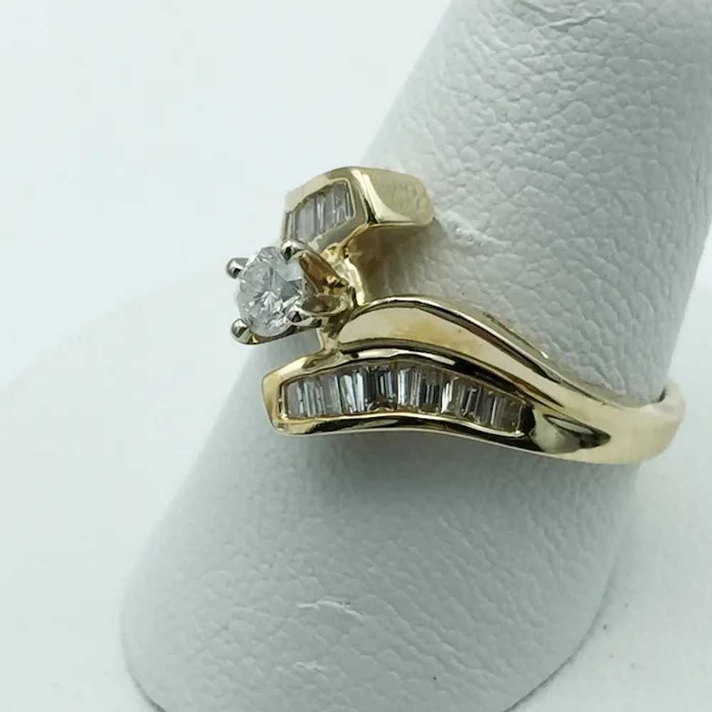 14K 2/3ctw Diamond Fashion Ring - image 3