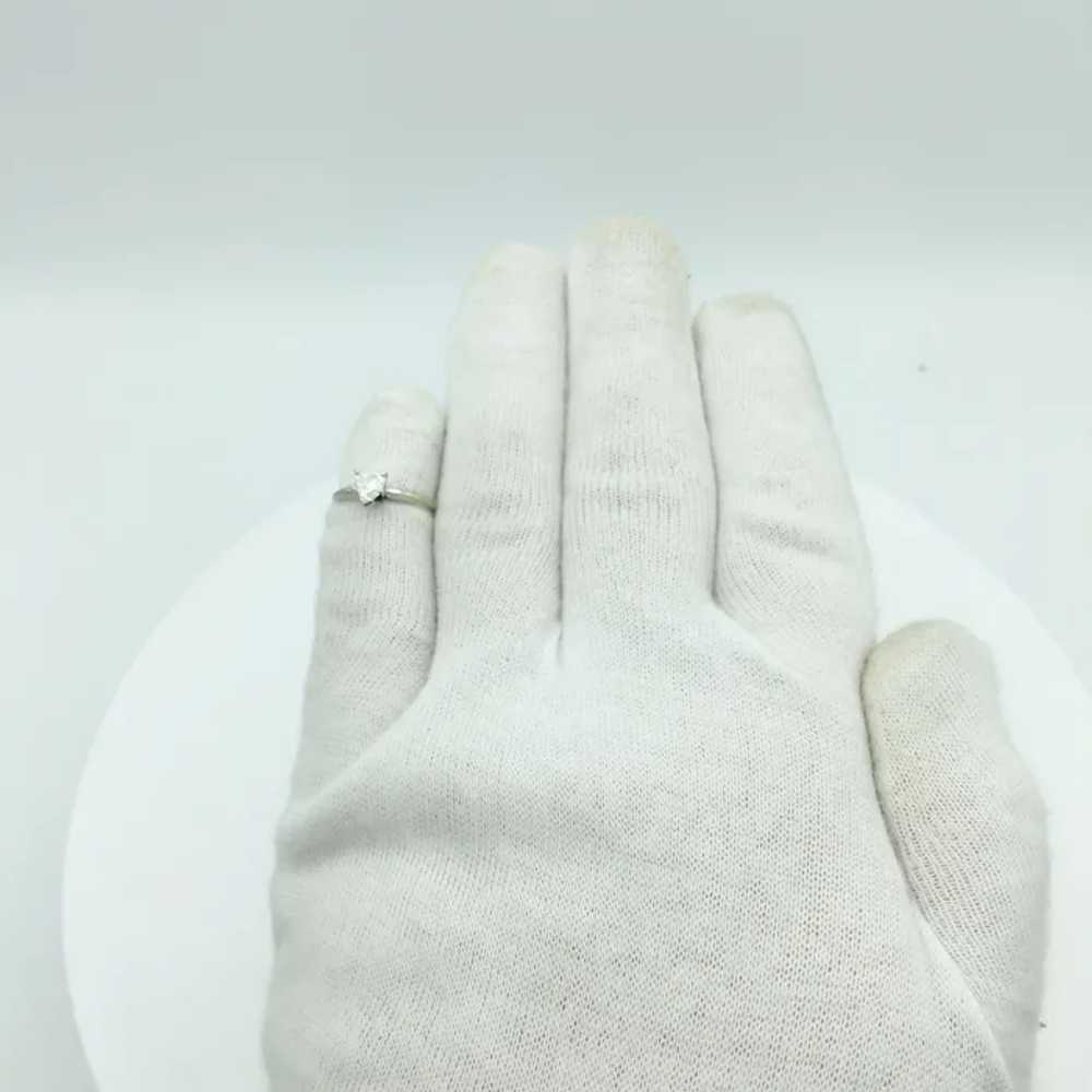 14KW .50ctw Diamond Solitaire Ring - image 5