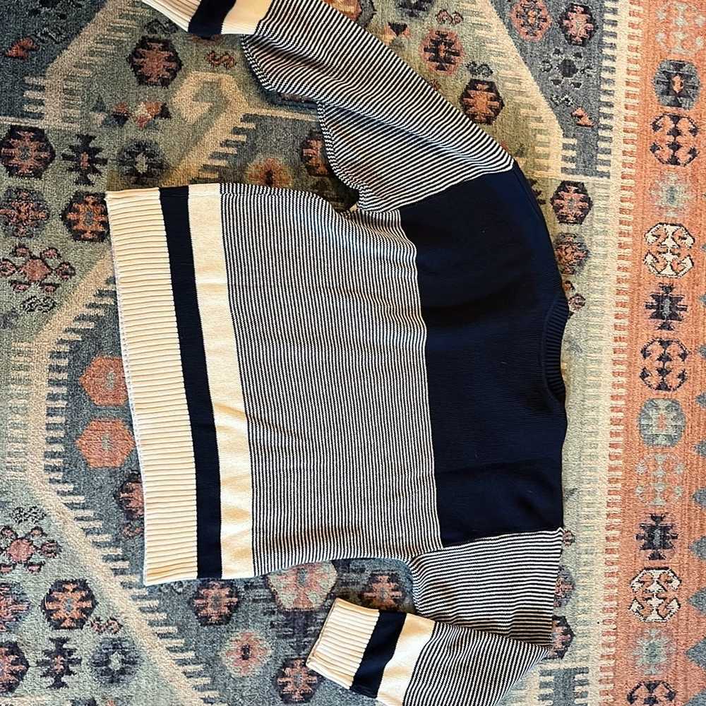 Vintage Broncos Sweater - Orange and Navy - image 3