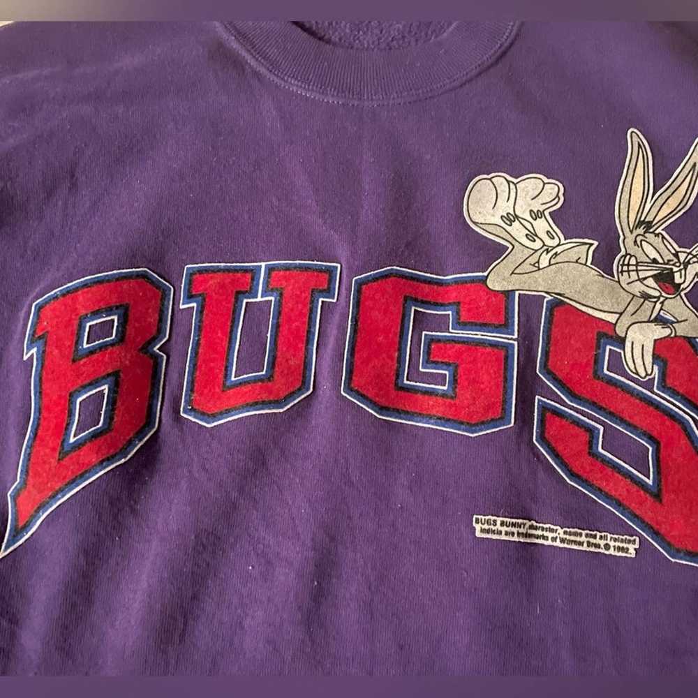 Rare Vintage 1982 Bugs Bunny Sweatshirt Crew - image 2