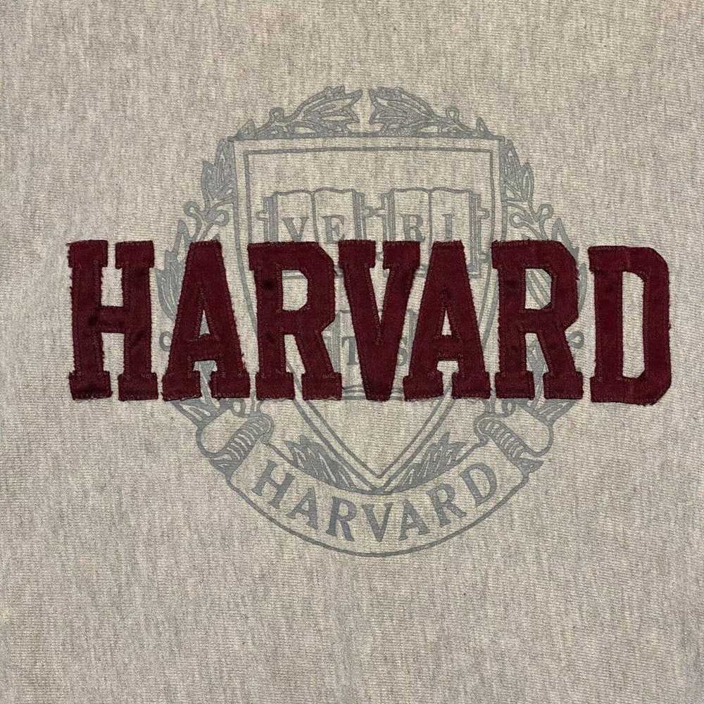 Vintage 90s Harvard Champion Reverse Weave Sweats… - image 4