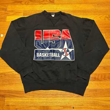 VTG 90s Made in USA Champion USA Basketball Crewne