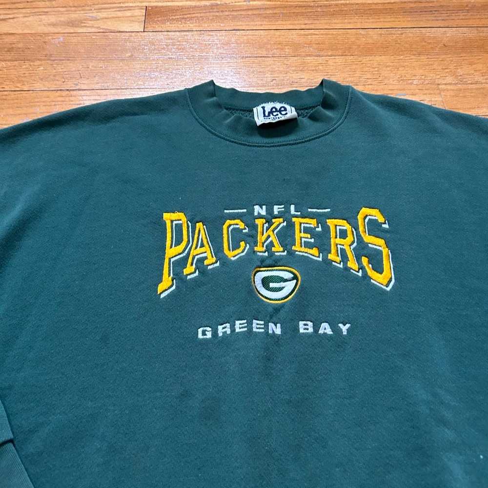 Vintage 90s NFL Green Bay Packer Crewneck Sweater - image 2
