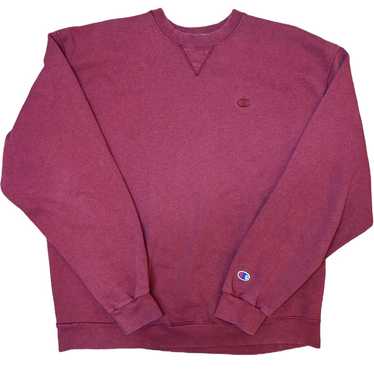 Vintage Champion Sweatshirt Mens XXL 2XL Red Y2K … - image 1