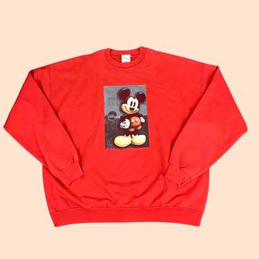 Vintage 90s mickey mouse sweatshirt - image 1