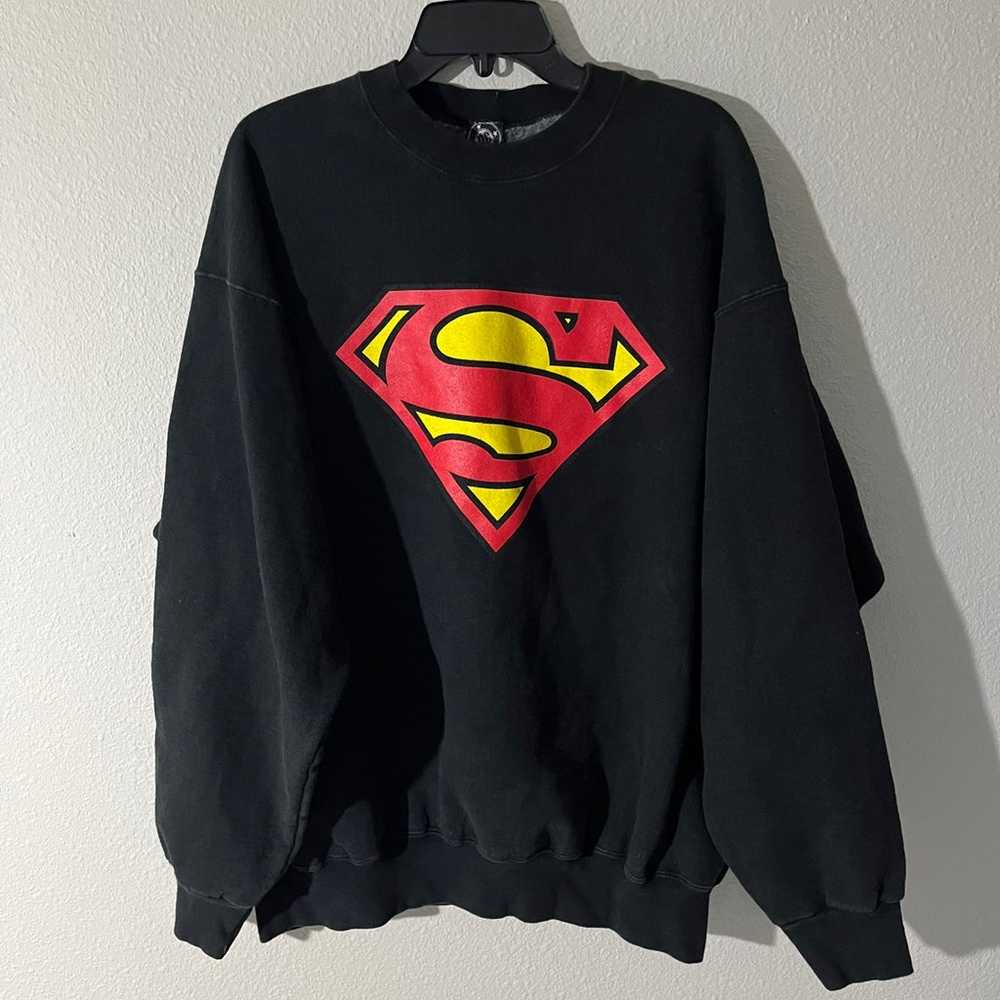 Vintage 1996 DC Comic Superman Pullover Sz XXL - image 1