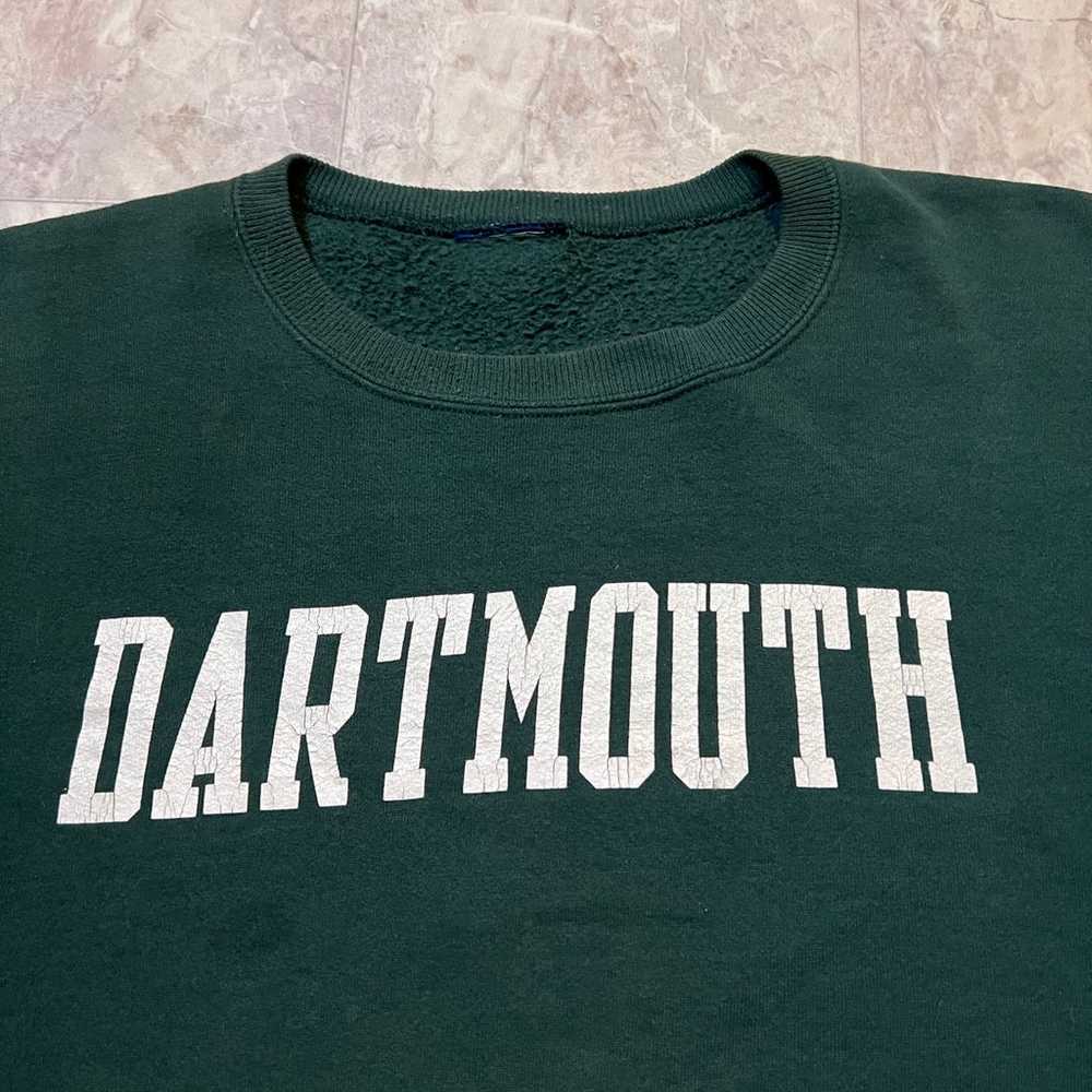 Vintage Dartmouth Jansport Collegiate Spellout Cr… - image 2