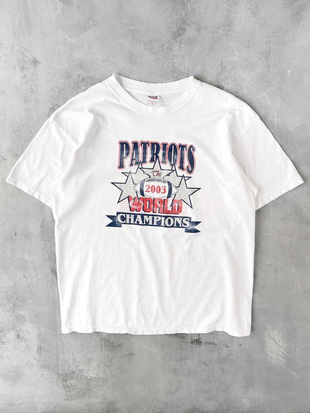 New England Patriots T-Shirt '03 - Large - image 1