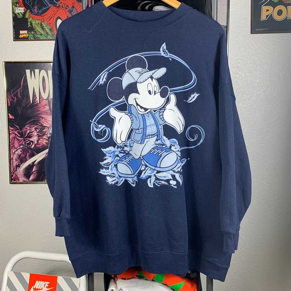 Vintage Mickey Mouse Sweatshirt - image 1