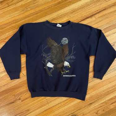 Vintage 1990 Pennsylvania Eagle Sweatshirt - image 1