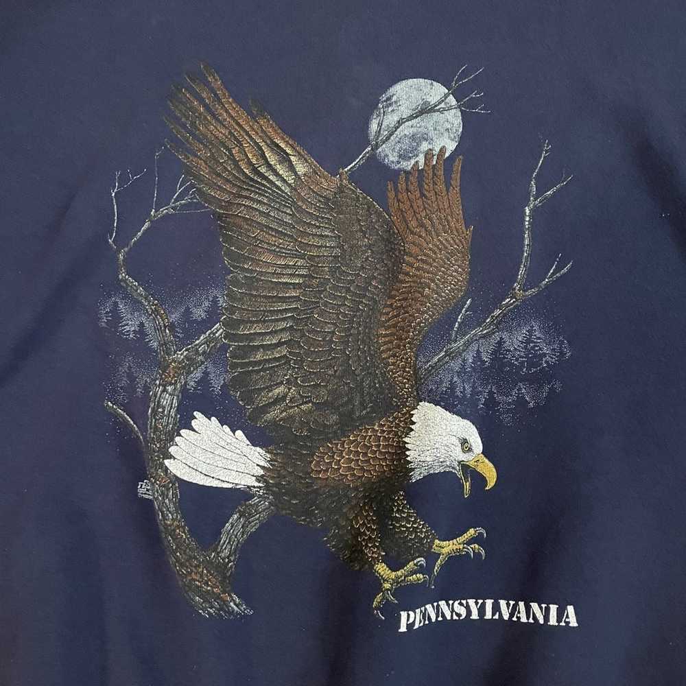 Vintage 1990 Pennsylvania Eagle Sweatshirt - image 2