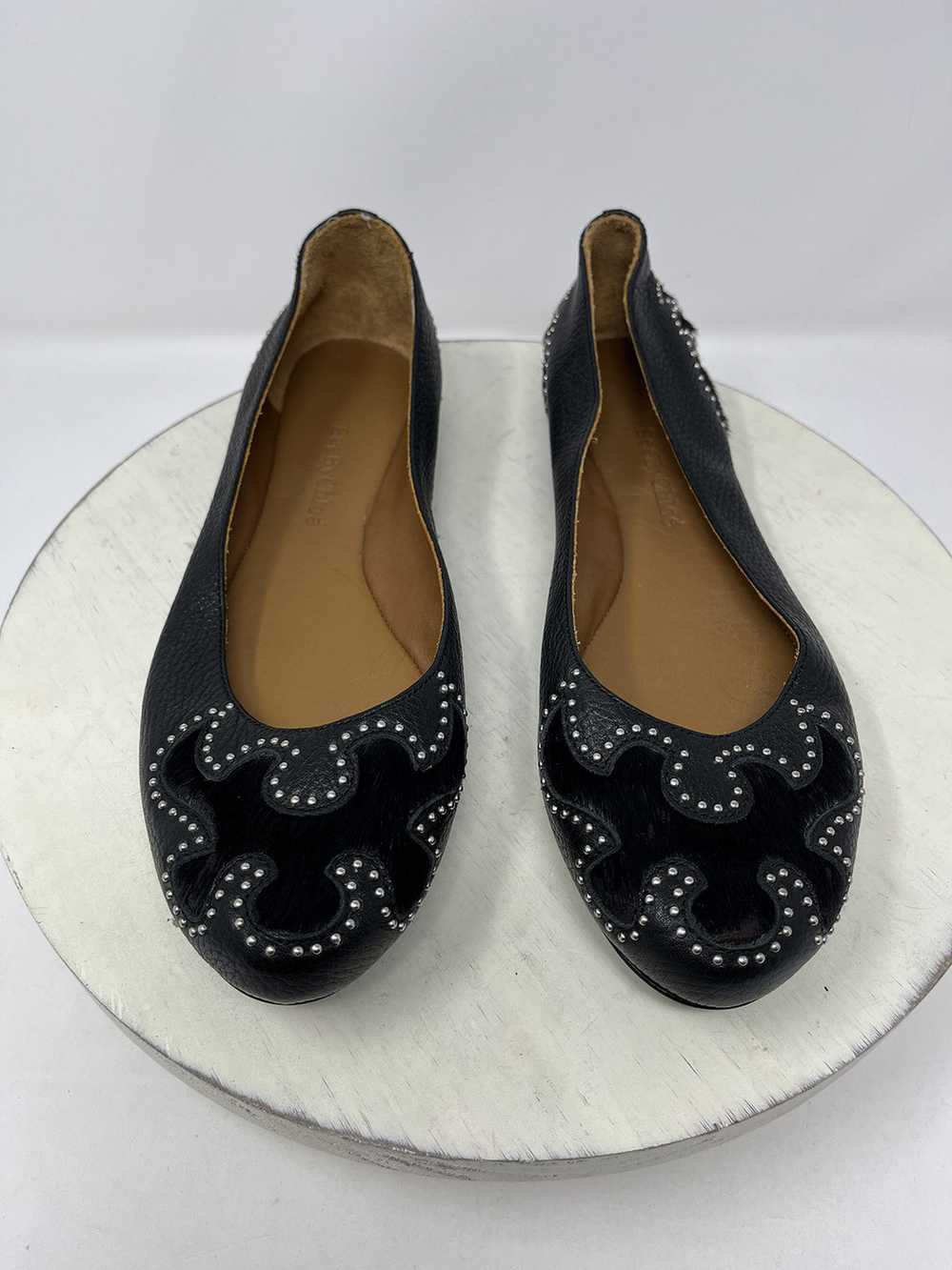 See By Chloe Size 9.5 Black Studded Shoes - image 2